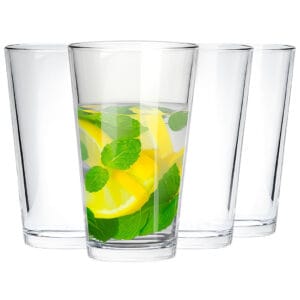 Vaso Grueso Conico Económico 350ml/11.84onz Caja Con 20 Pzas Blanco